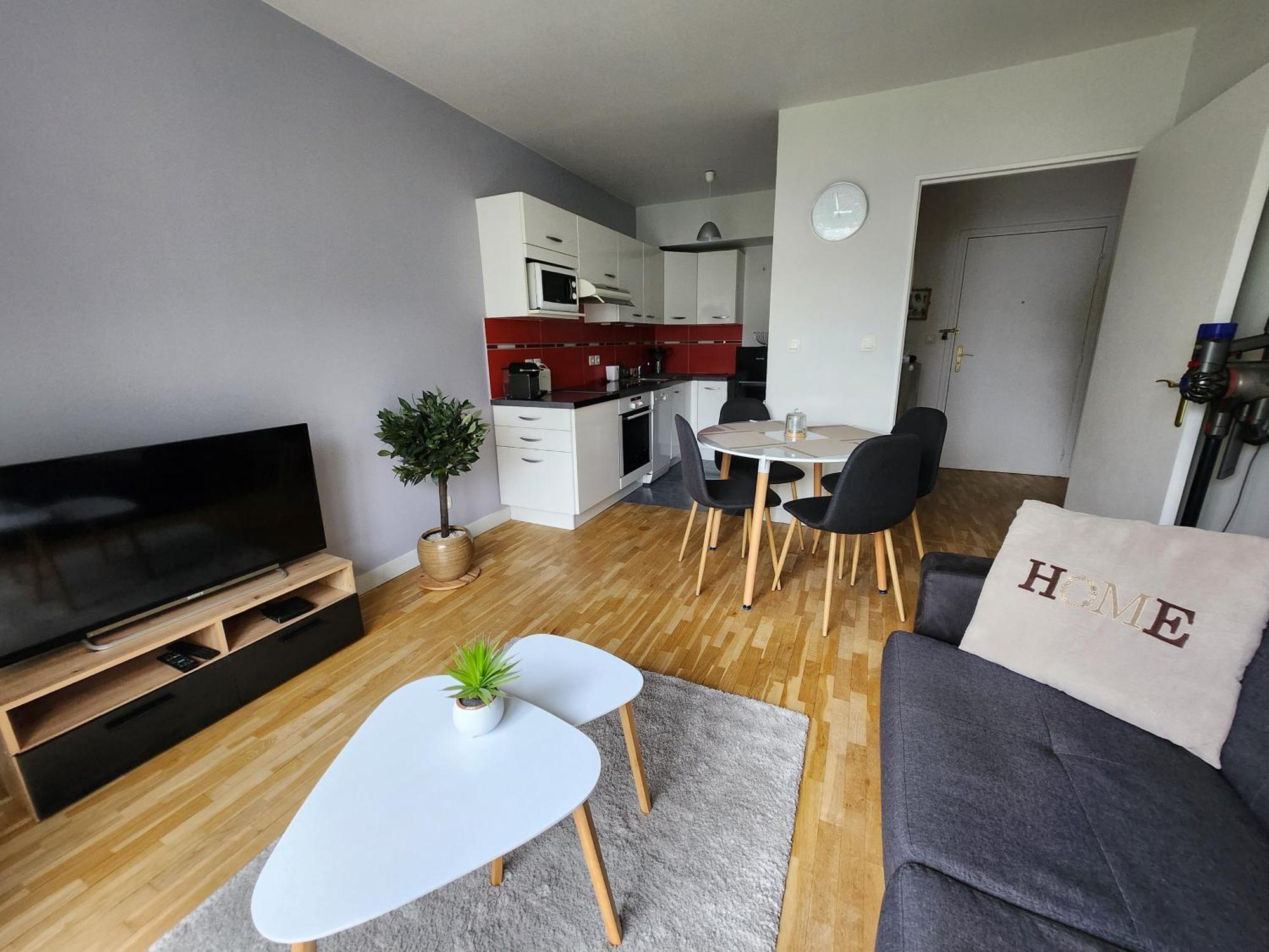 Appartement, Balcon, Parking, 5' Disneyland Montévrain Exteriör bild