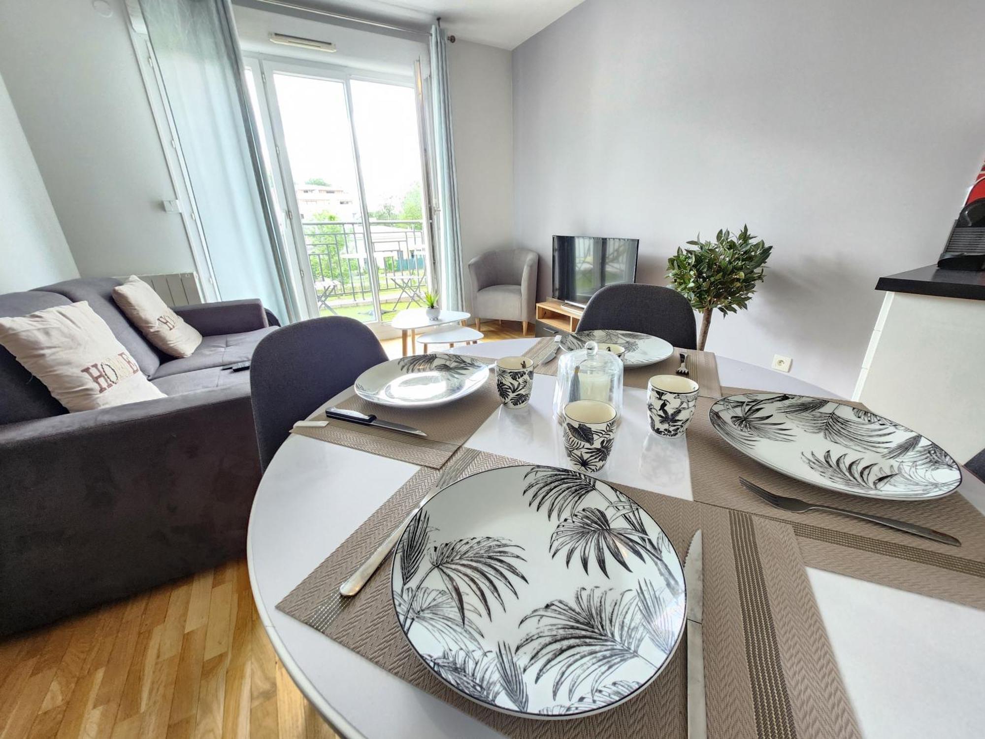 Appartement, Balcon, Parking, 5' Disneyland Montévrain Exteriör bild